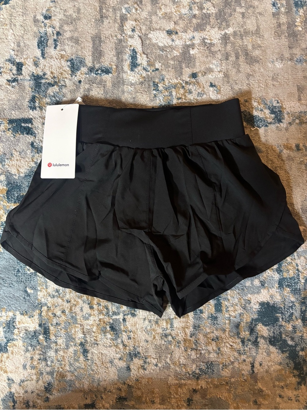 lululemon athletica Women's Black Athletic Shorts speed up shorts